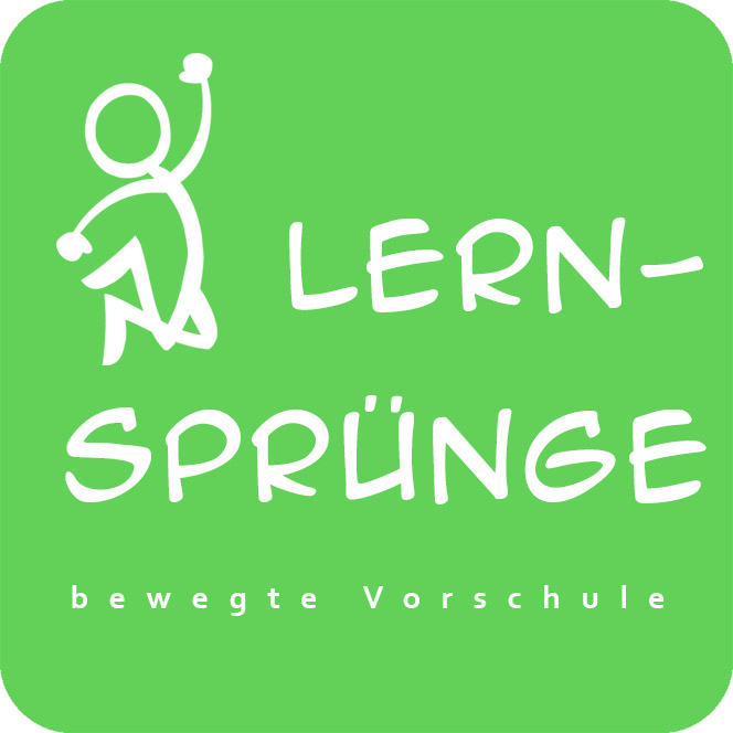 Ein Strichmännchen springt